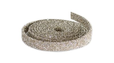 Champagne Glitter Rope 1”W x 15'L Plastic