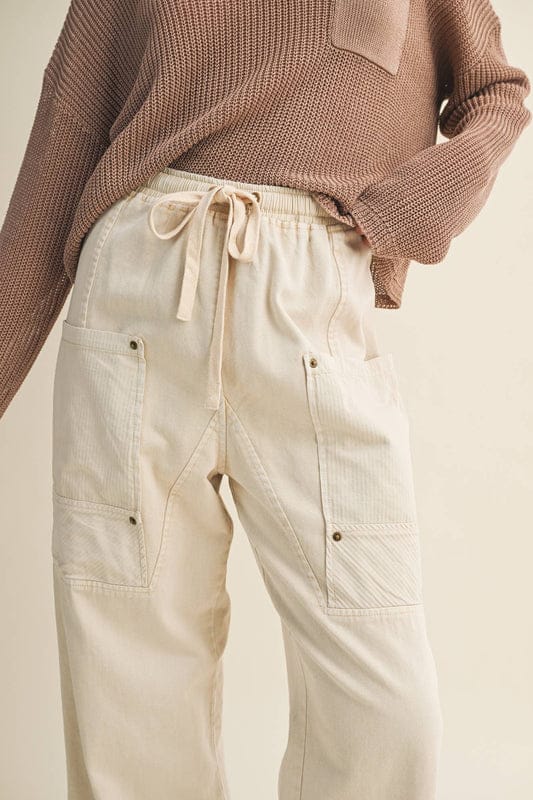Wide Leg Cotton Pants