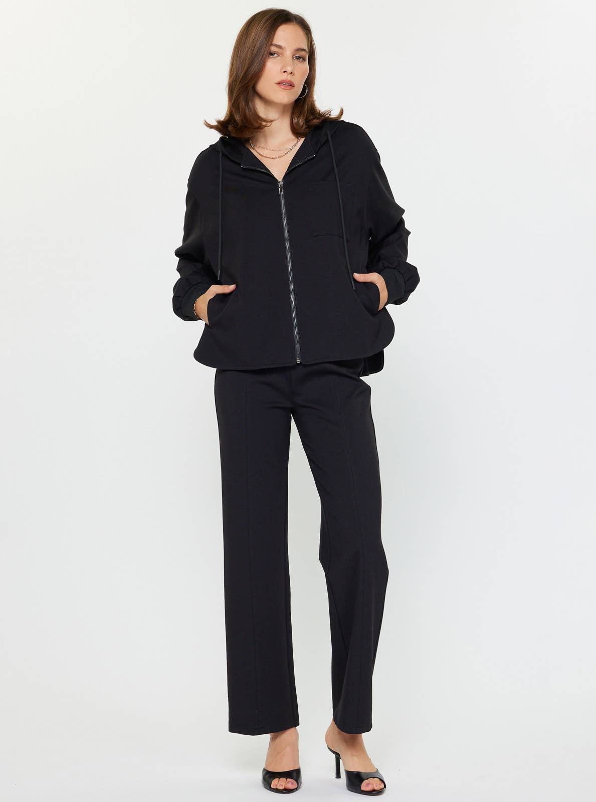 Straight Leg Ponte Pants