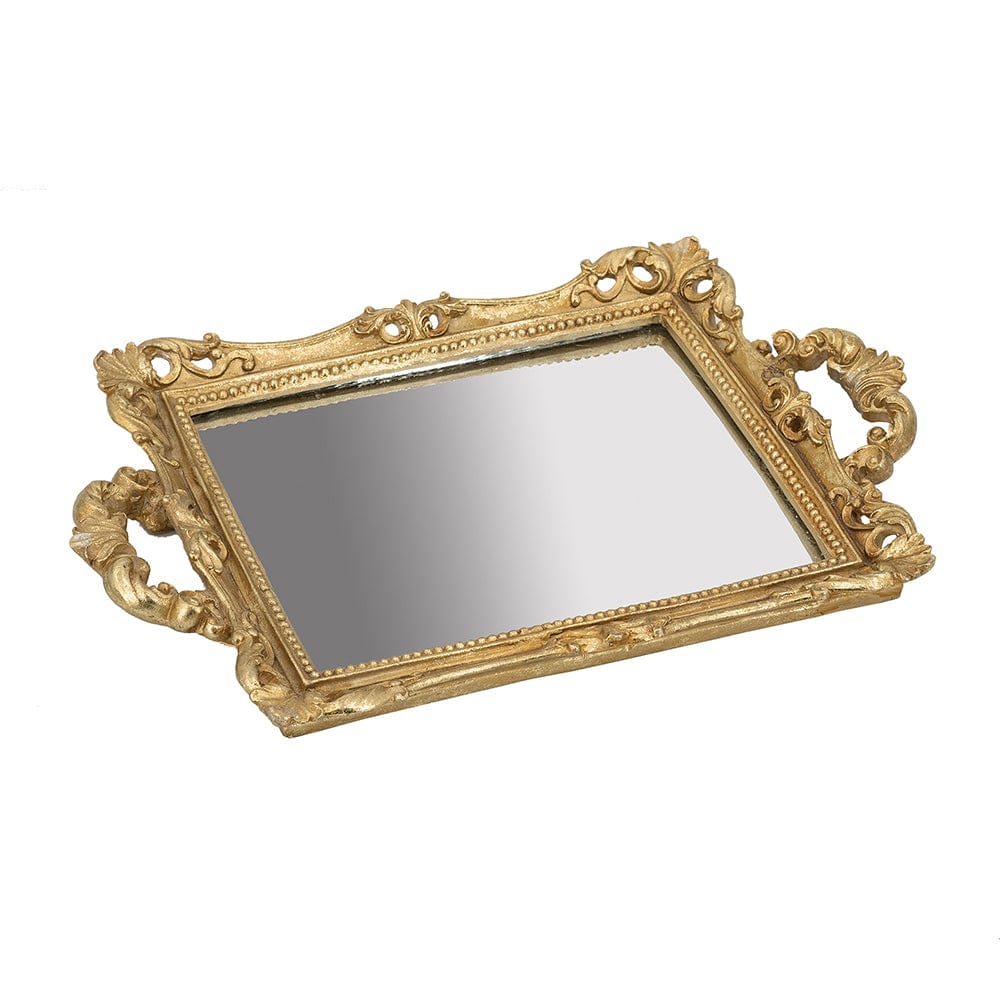 Decorative Tray With Mirror