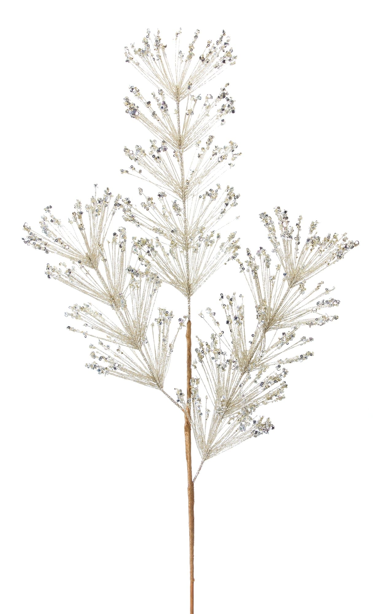 Pine and Sequin Spray 33.25"H