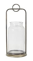 Modern Glass Cylinder Candle Holder