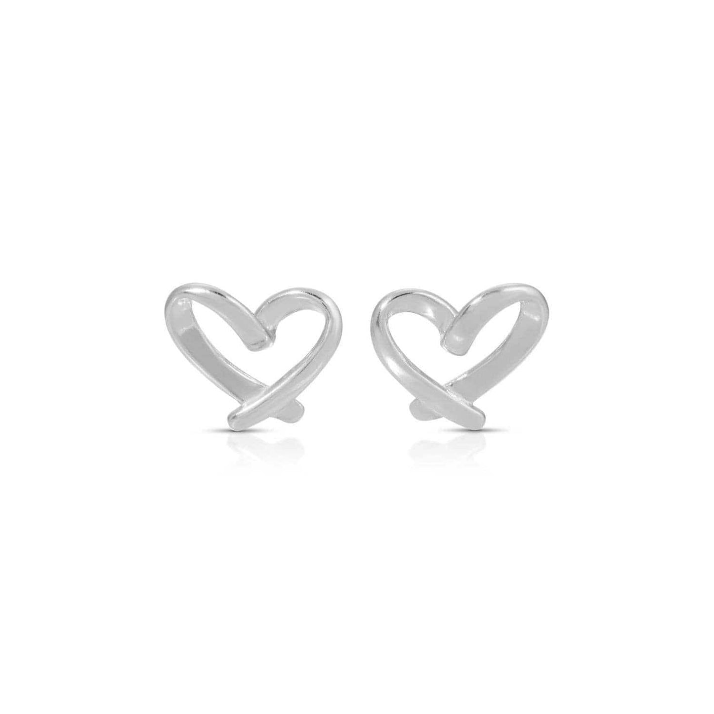 Heart Studs on Velvet Gift Tag