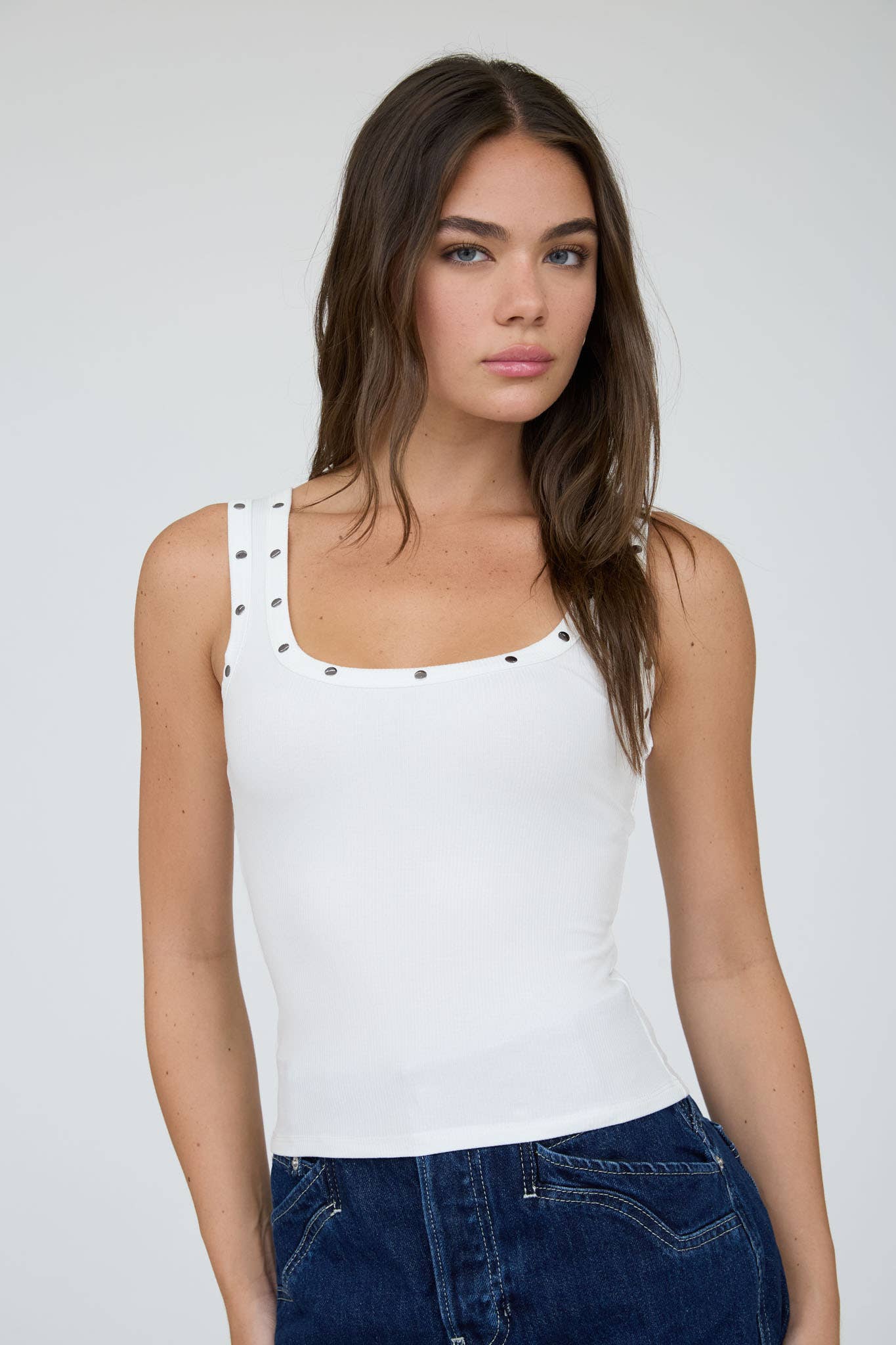 Stud Detail Tank Top