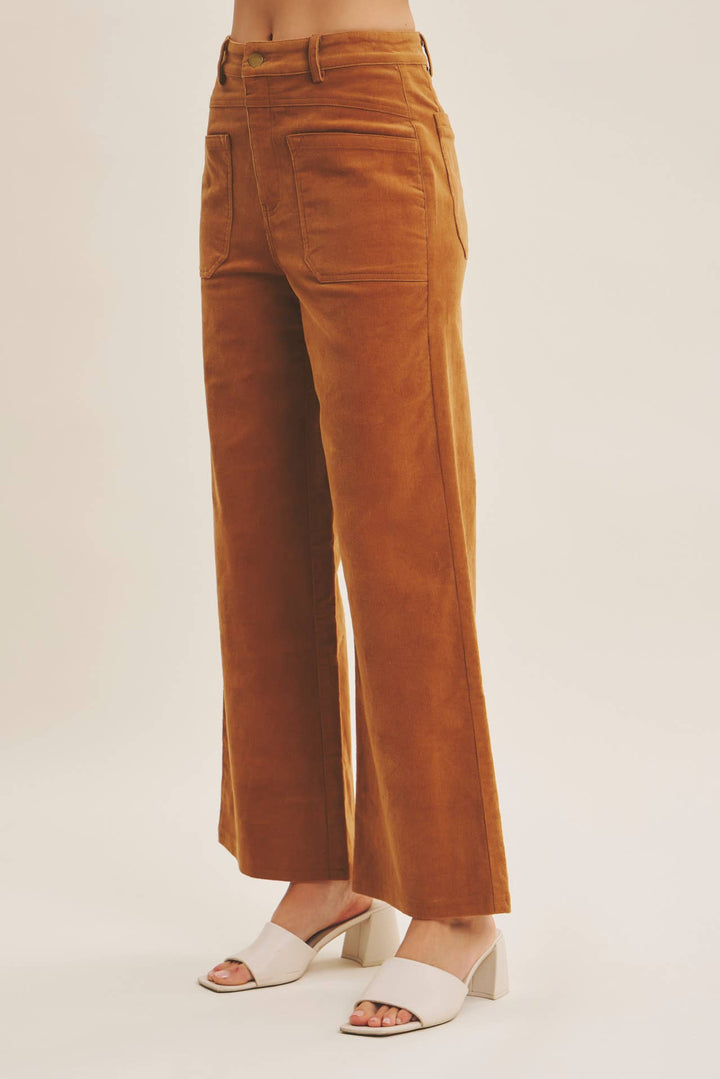 Cozy Chic Corduroy Wide-Leg Pants