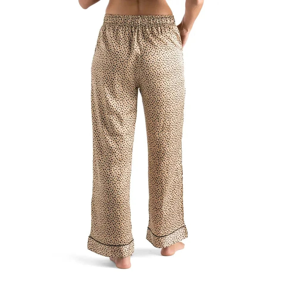 Hello Mello Leopard Beauty Sleep Satin Pants