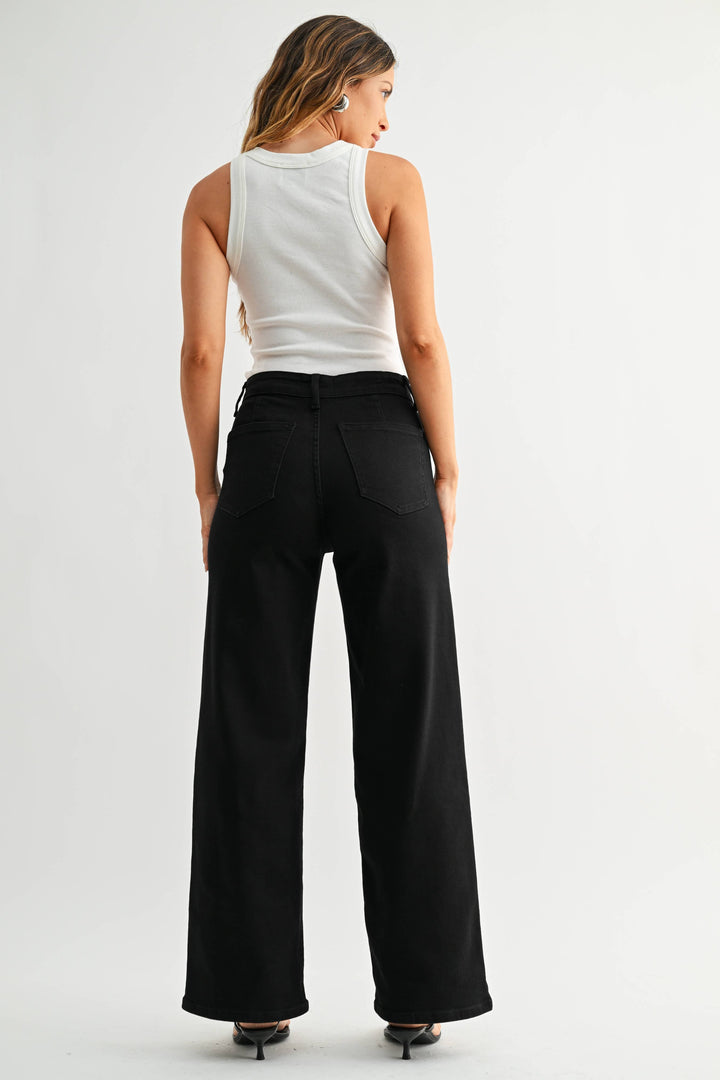 DP864 - BLK - Hidden Pocket Trouser