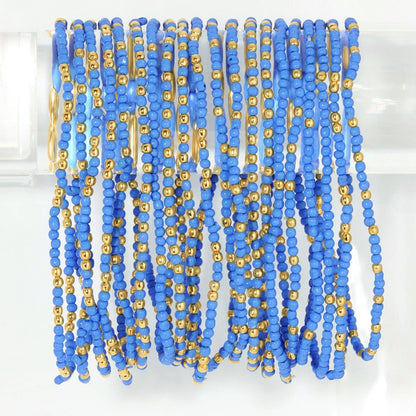 Stretch Beaded Solid Game Day Bracelets