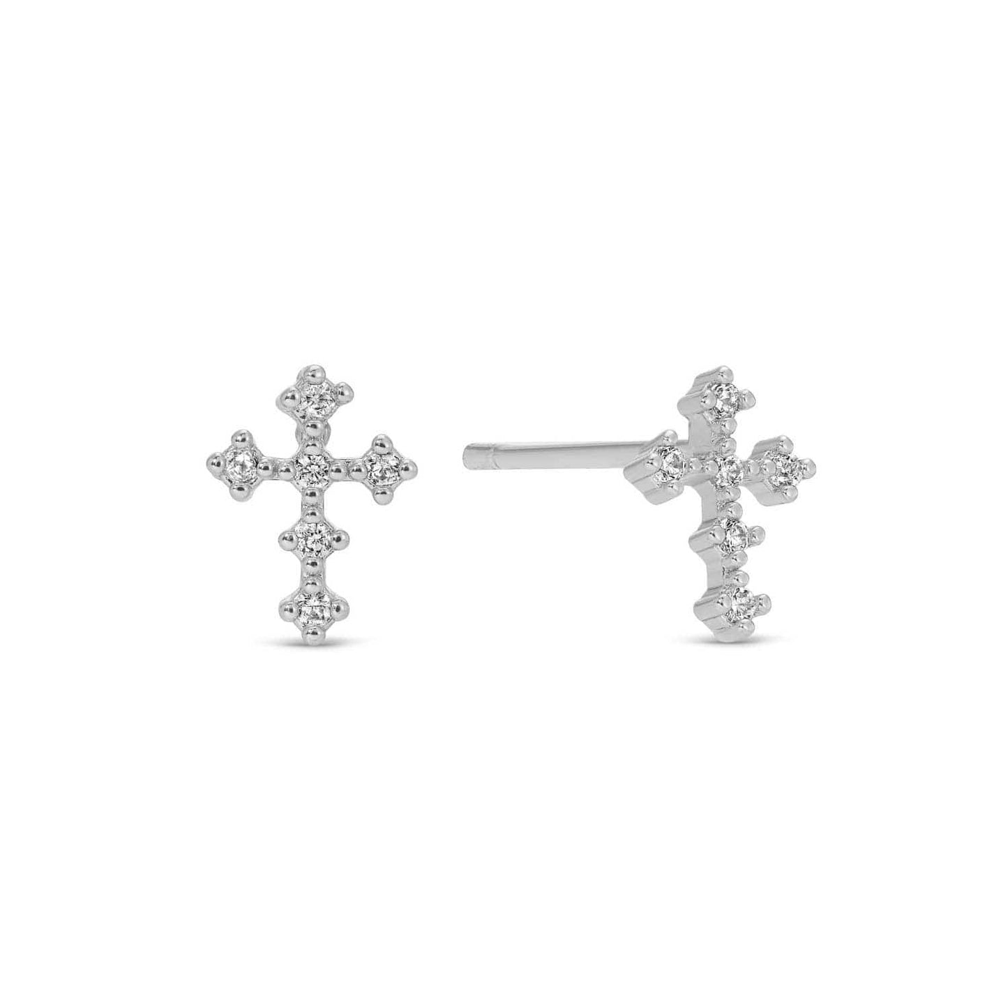 Cross Velvet Set/3 Stud