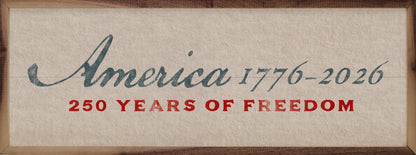America 1776-2026 Heritage Sign