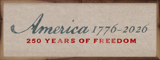 America 1776-2026 Heritage Sign