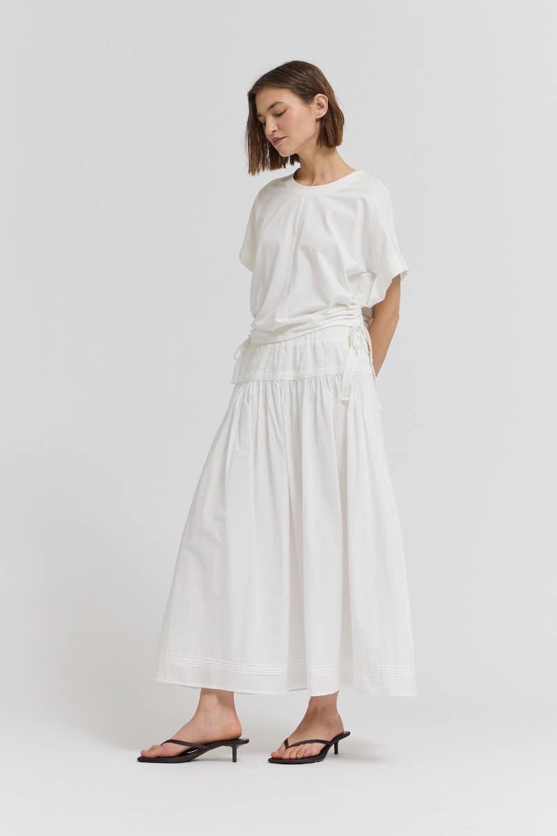 41628 - SIDE SCRUNCH TEE