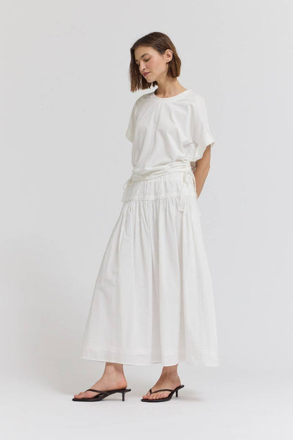 41628 - SIDE SCRUNCH TEE