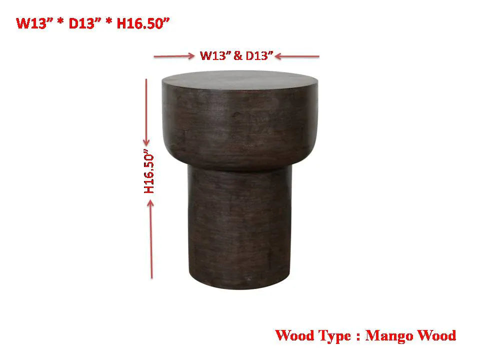 Hendrick Accent Table 13W*13D*16.5H