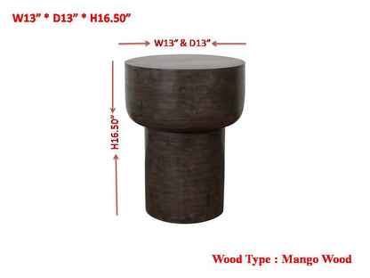 Hendrick Accent Table 13W*13D*16.5H