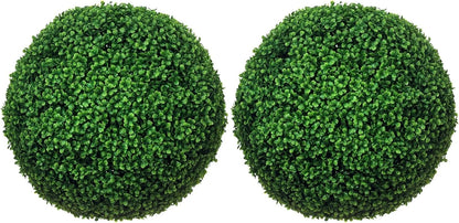 Artificial 19" Boxwood Topiary Ball UV Protected