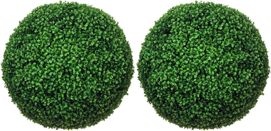 Artificial 19" Boxwood Topiary Ball UV Protected