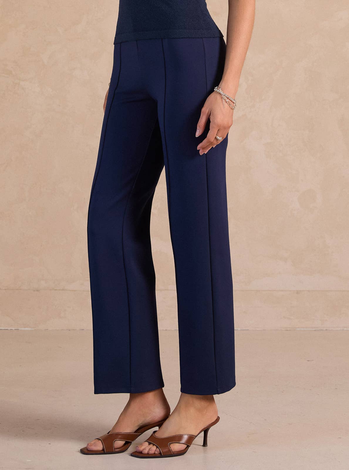 Straight Leg Ponte Pants