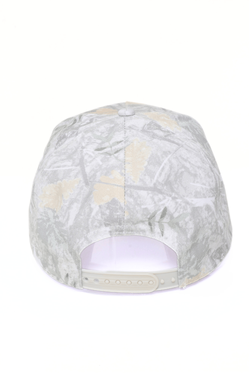 Woods print camo 5 Panel Trucker Hat