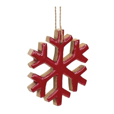 Snowflake Ornament 4”H MDF