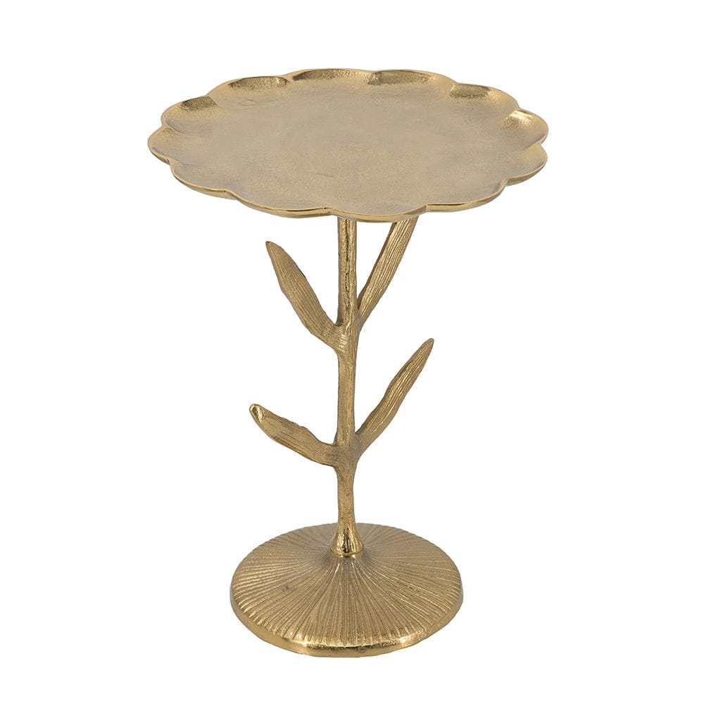 86852  Gold Leaf Side Table