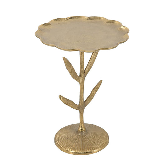 86852  Gold Leaf Side Table