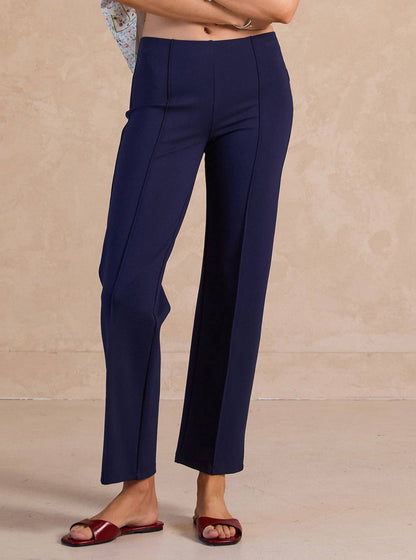 Straight Leg Ponte Pants