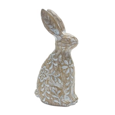 Resin Floral Etched Bunnies (2 styles)