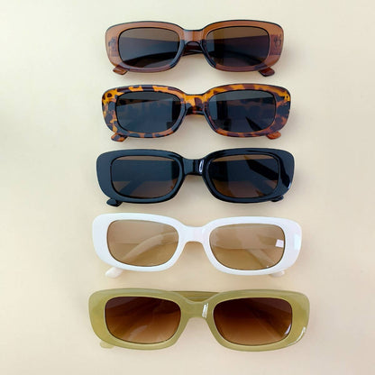 Trendy Small Square Sunglasses for Women, UV400_CWASG0071: BROWN / (OS) 1