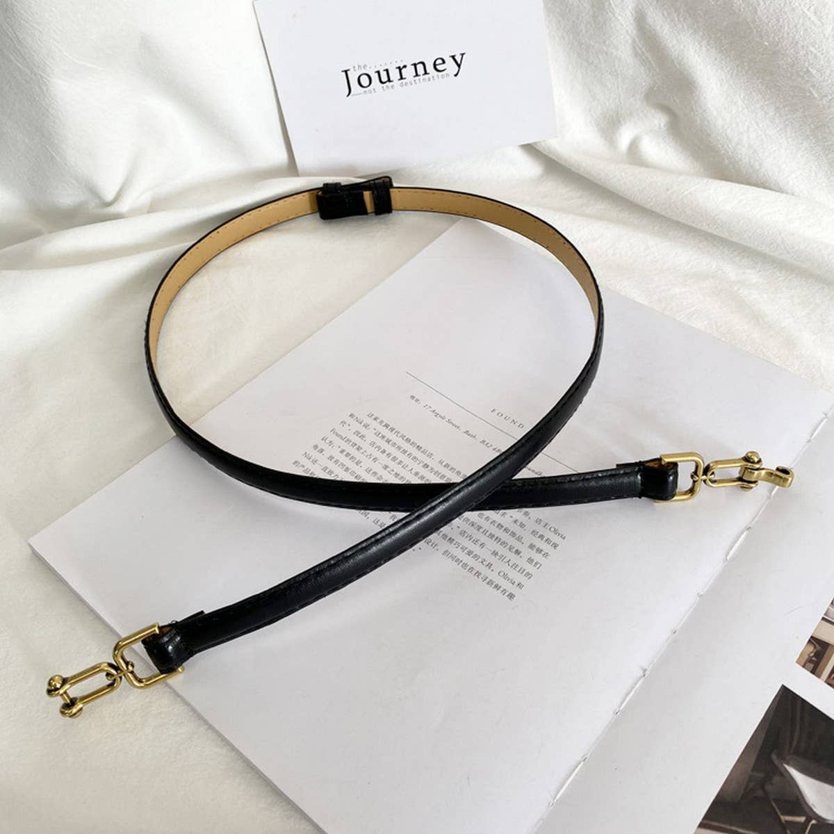 Vintage Matte Thin Belt