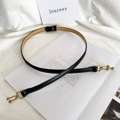 Vintage Matte Thin Belt