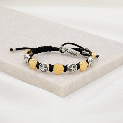 Benedictine Blessing Bracelet - Mixed Metals