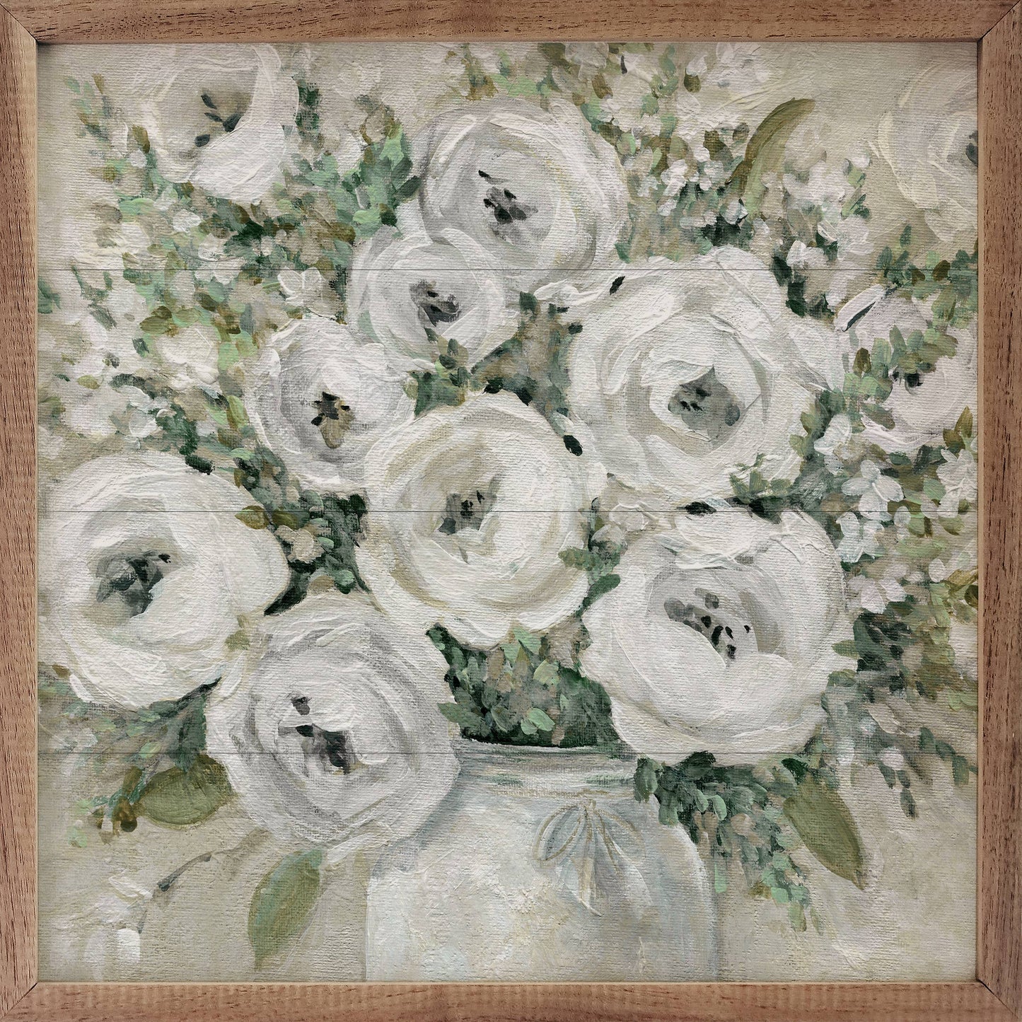 Simply Soft By Carol Robinson Wooden Art Print