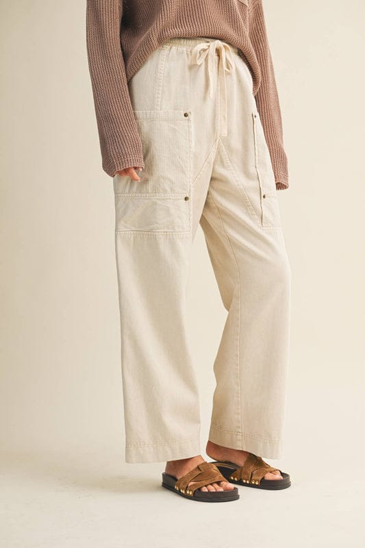 Wide Leg Cotton Pants