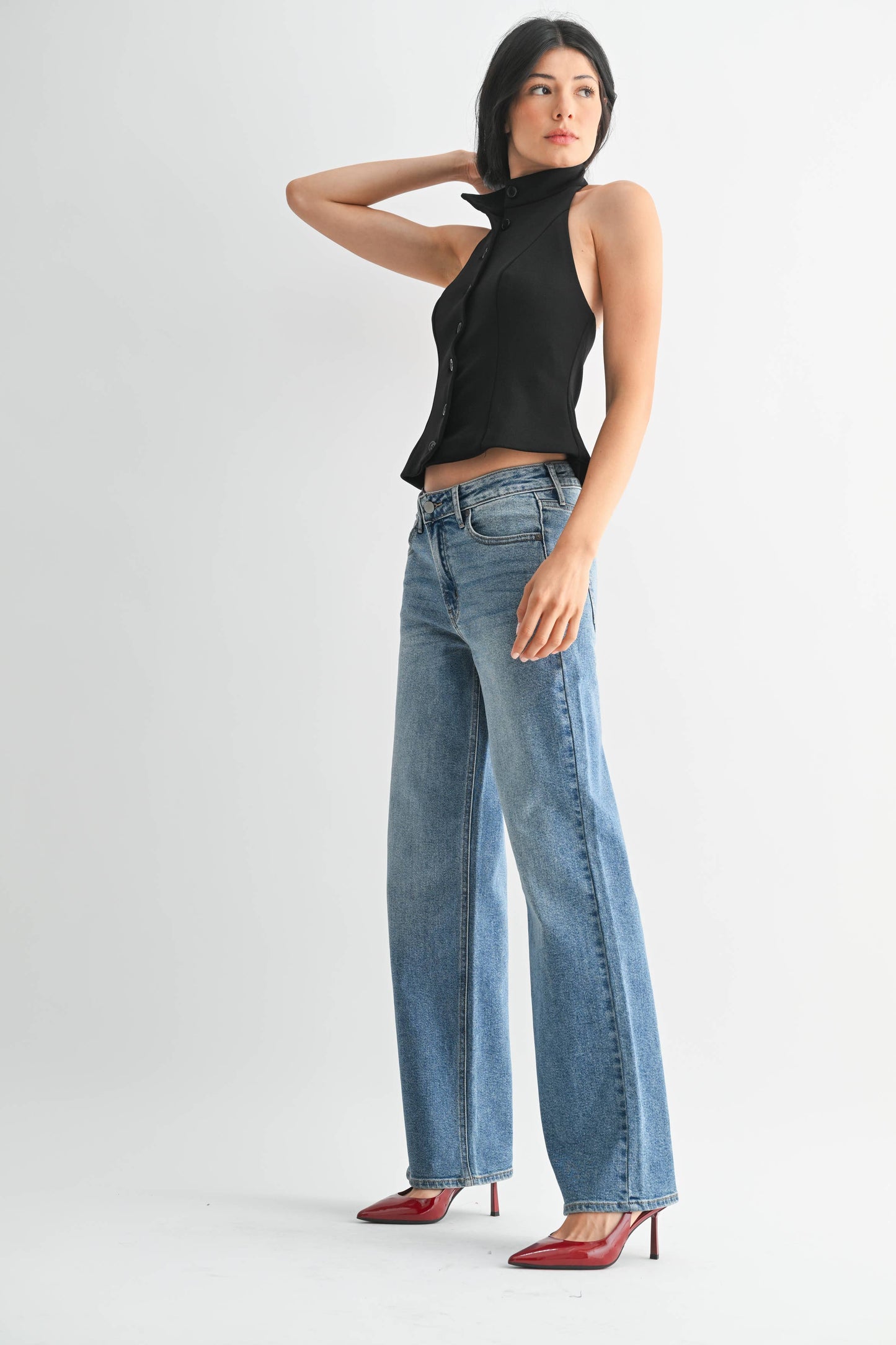 High Rise Full Length Straight