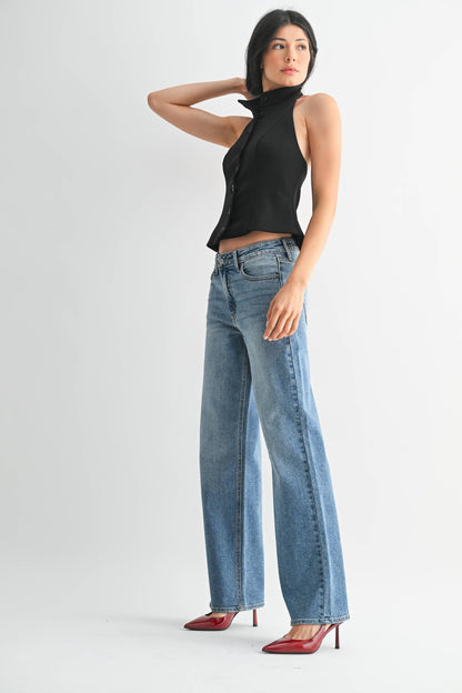 High Rise Full Length Straight