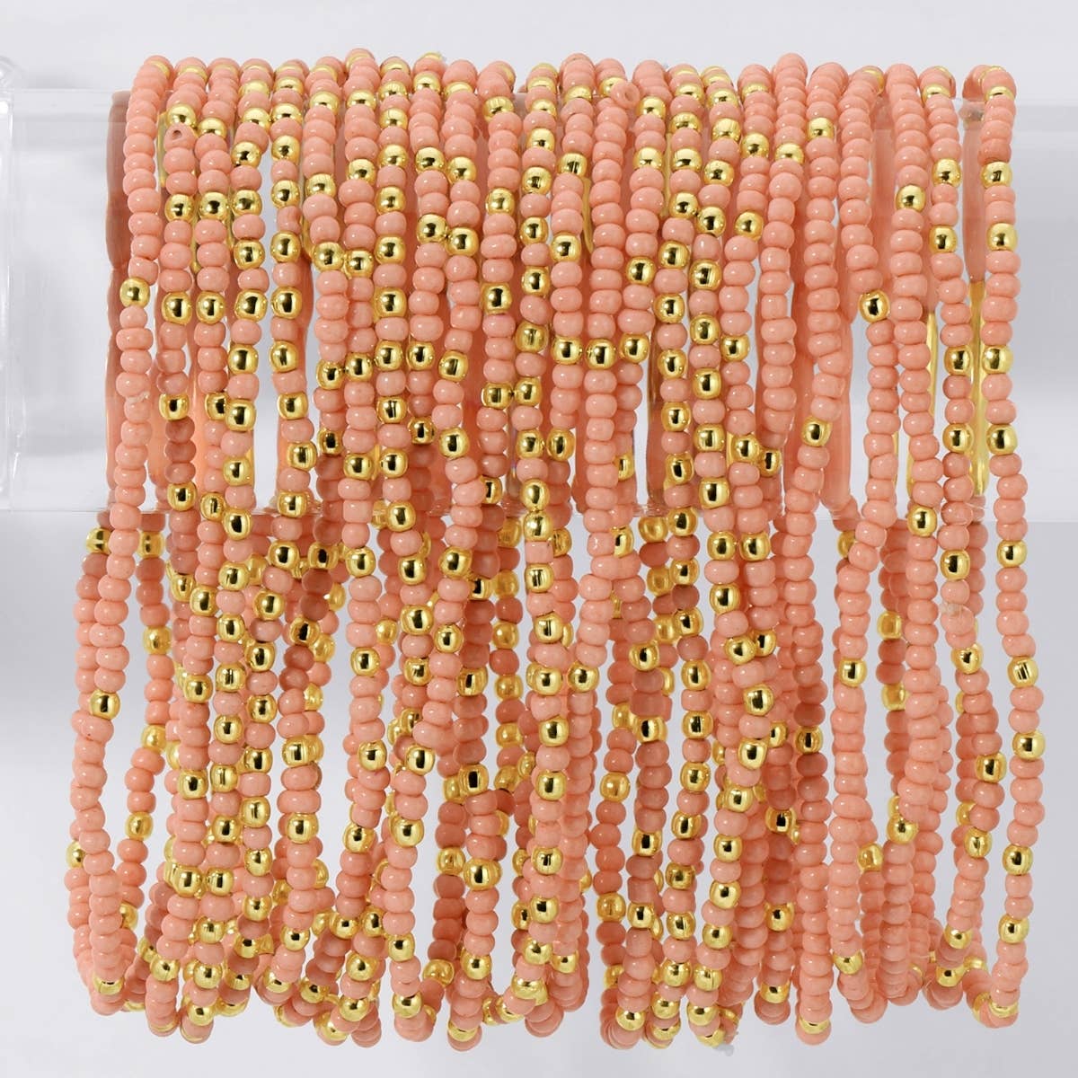 Solid Color 2mm Seed Bead Bracelets