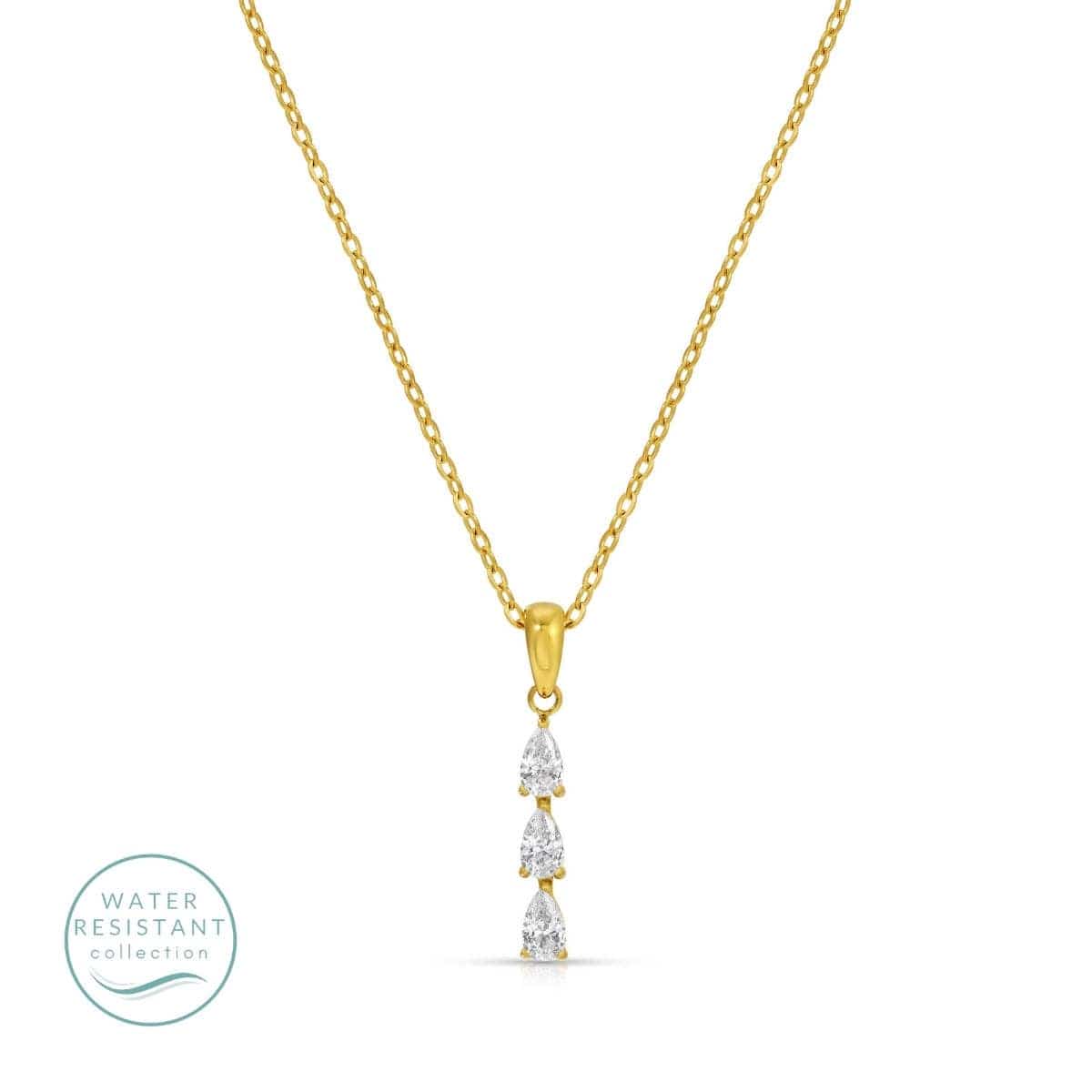 Delicate Glamour Necklace, Water-Resistant