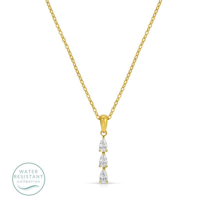 Delicate Glamour Necklace, Water-Resistant