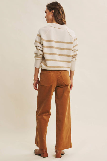 Cozy Chic Corduroy Wide-Leg Pants