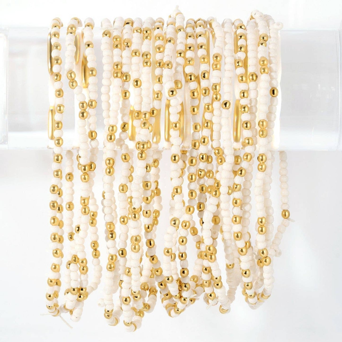 Stretch Beaded Solid Game Day Bracelets