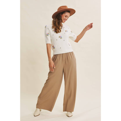 Washed Wide Leg Pants
