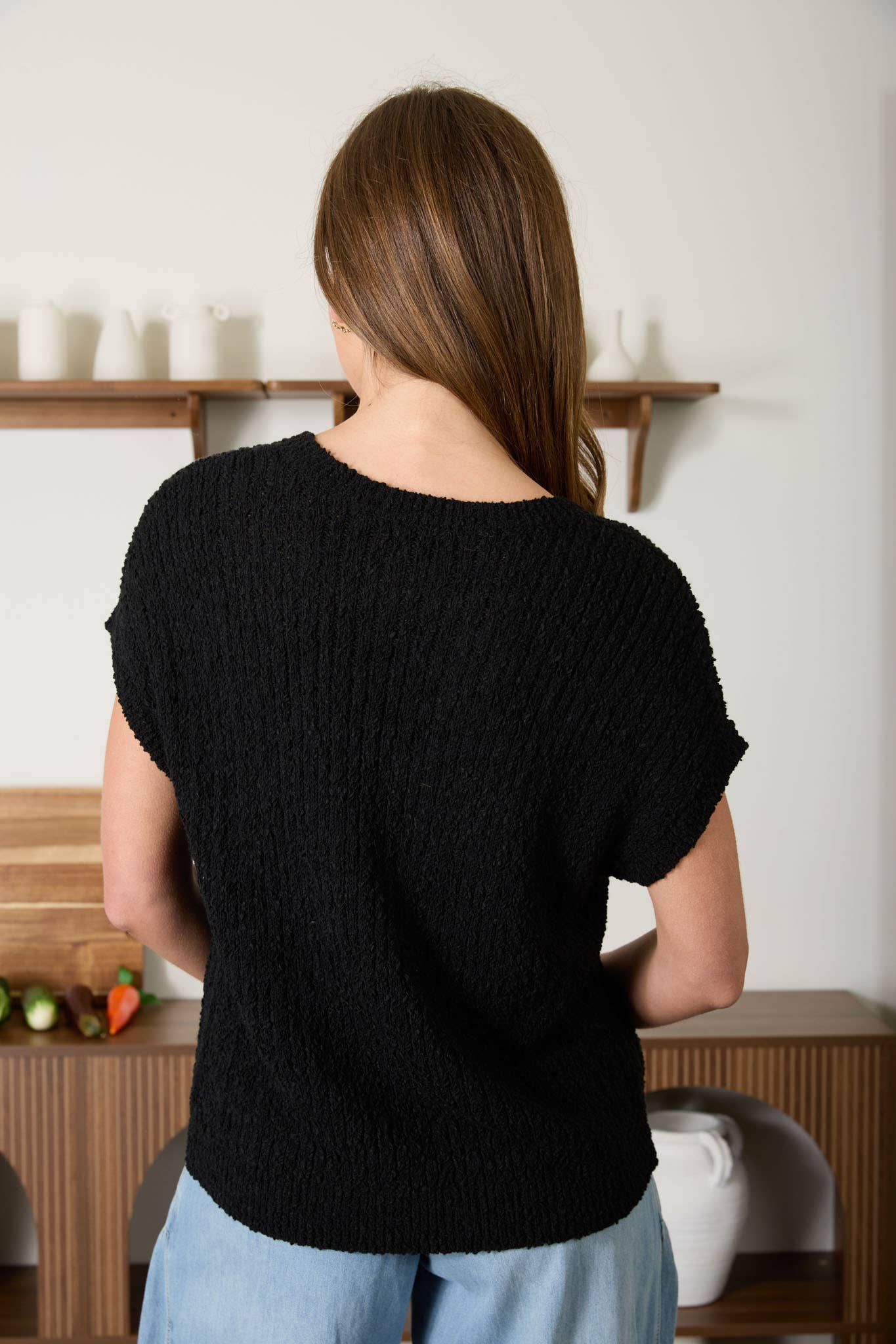 Button Knit Sweater