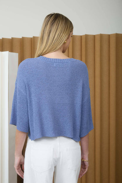 Boxy Short Sleeve Button Down
