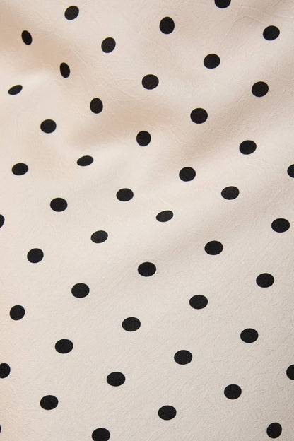 Polka Dot Mid Rise Maxi