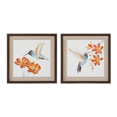 Framed Hummingbird Print (2 Styles)