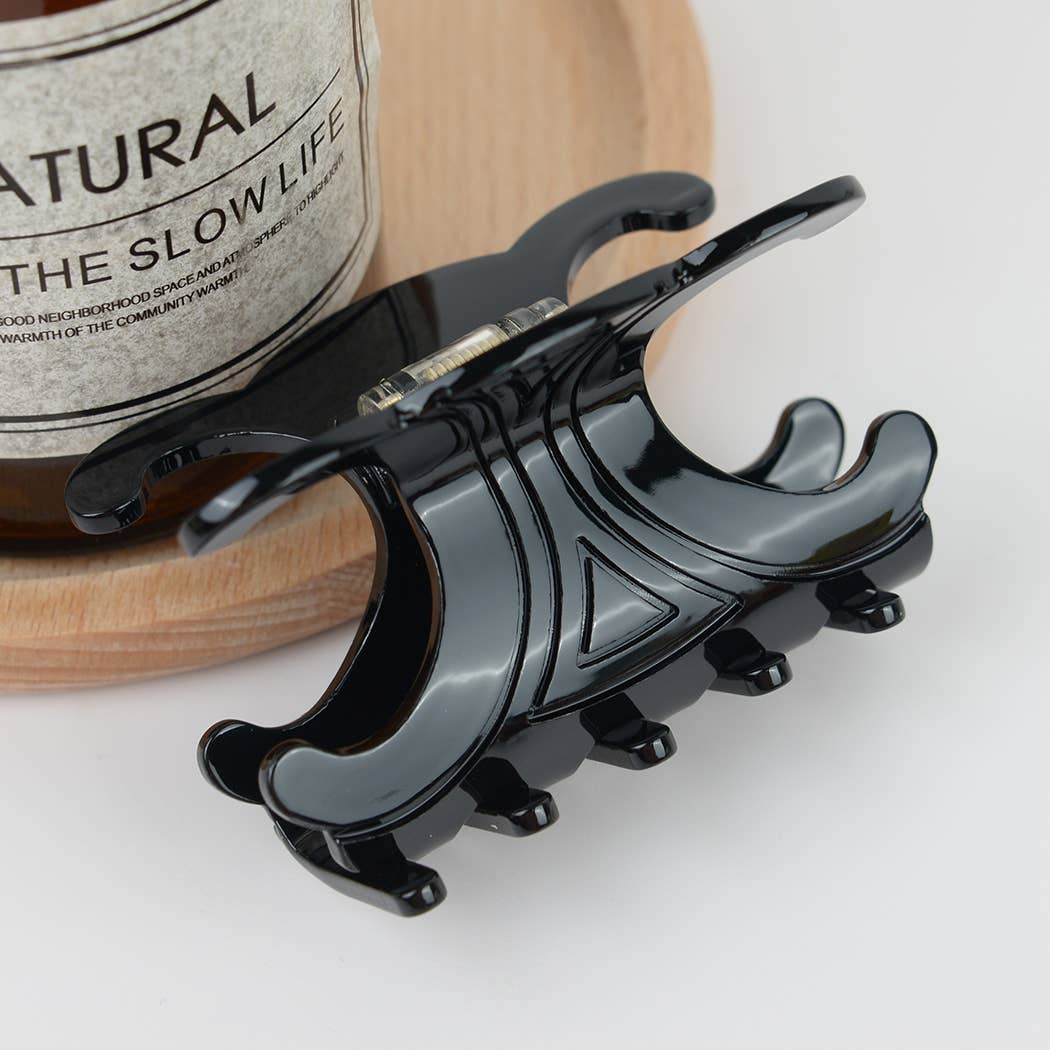 2.95'' Tortoiseshell Acetate Hair Claw Clip, Eco-Friendly