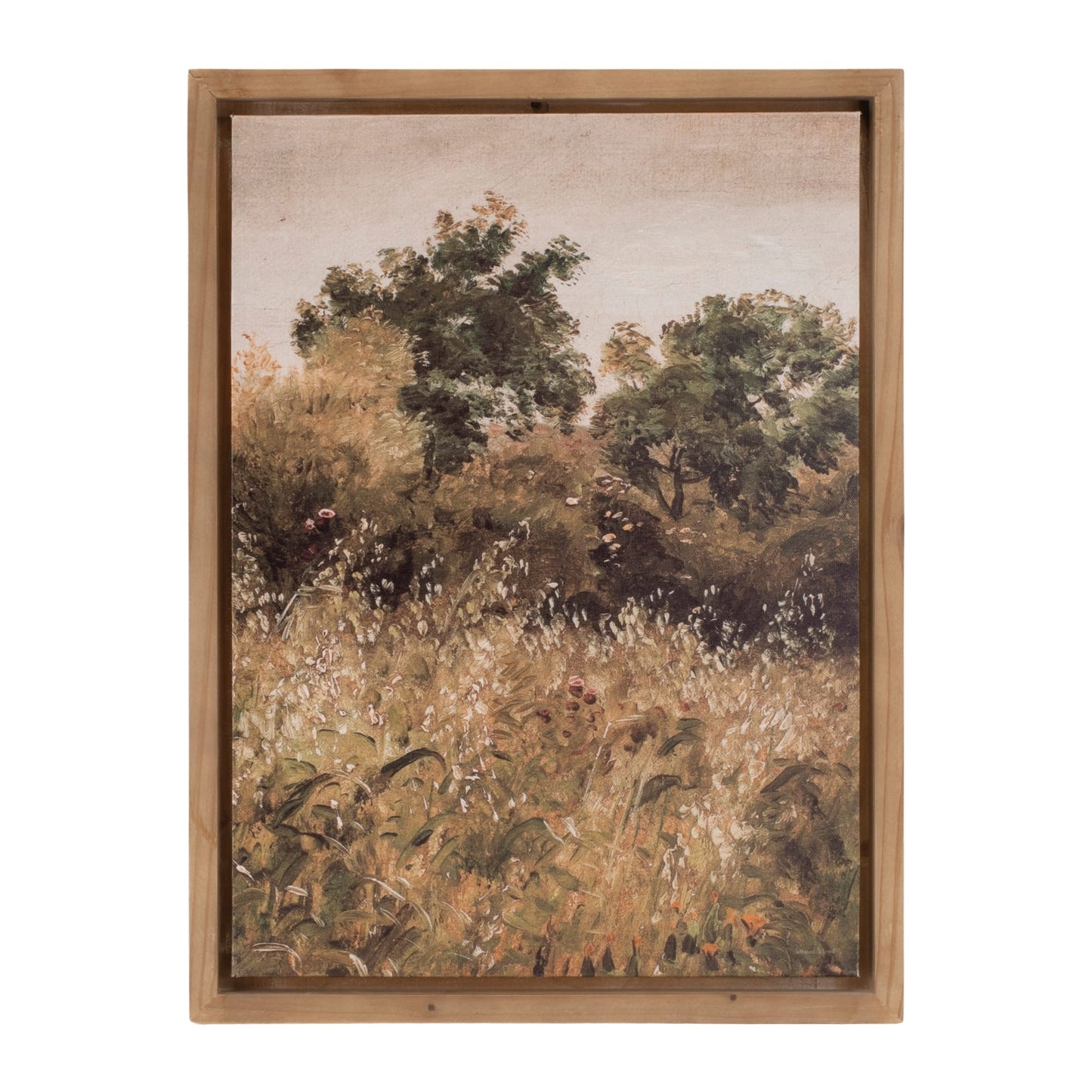 Landscape Print Wood and Canvas - 2 styles