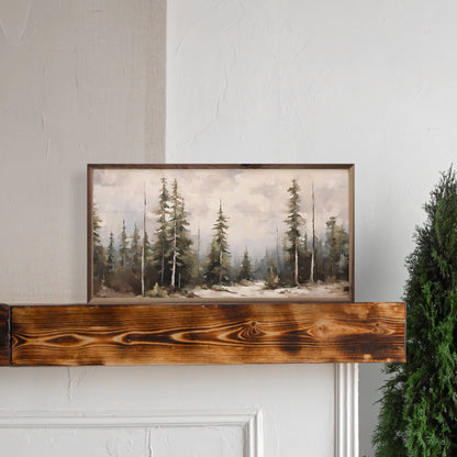 Pine Forest Art Print