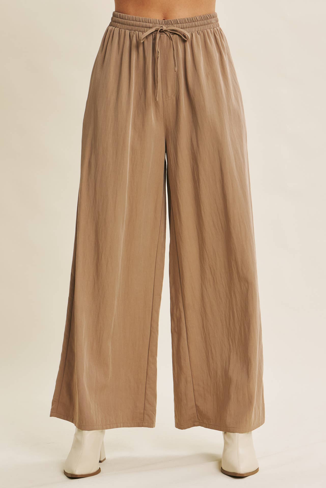 Washed Wide Leg Pants